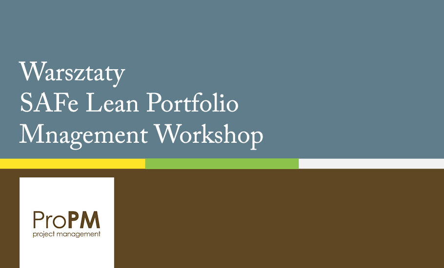 Warsztaty Lean Portfolio Mnagement Workshop